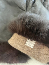 Vintage Fur Cuffed Kid Leather Gloves