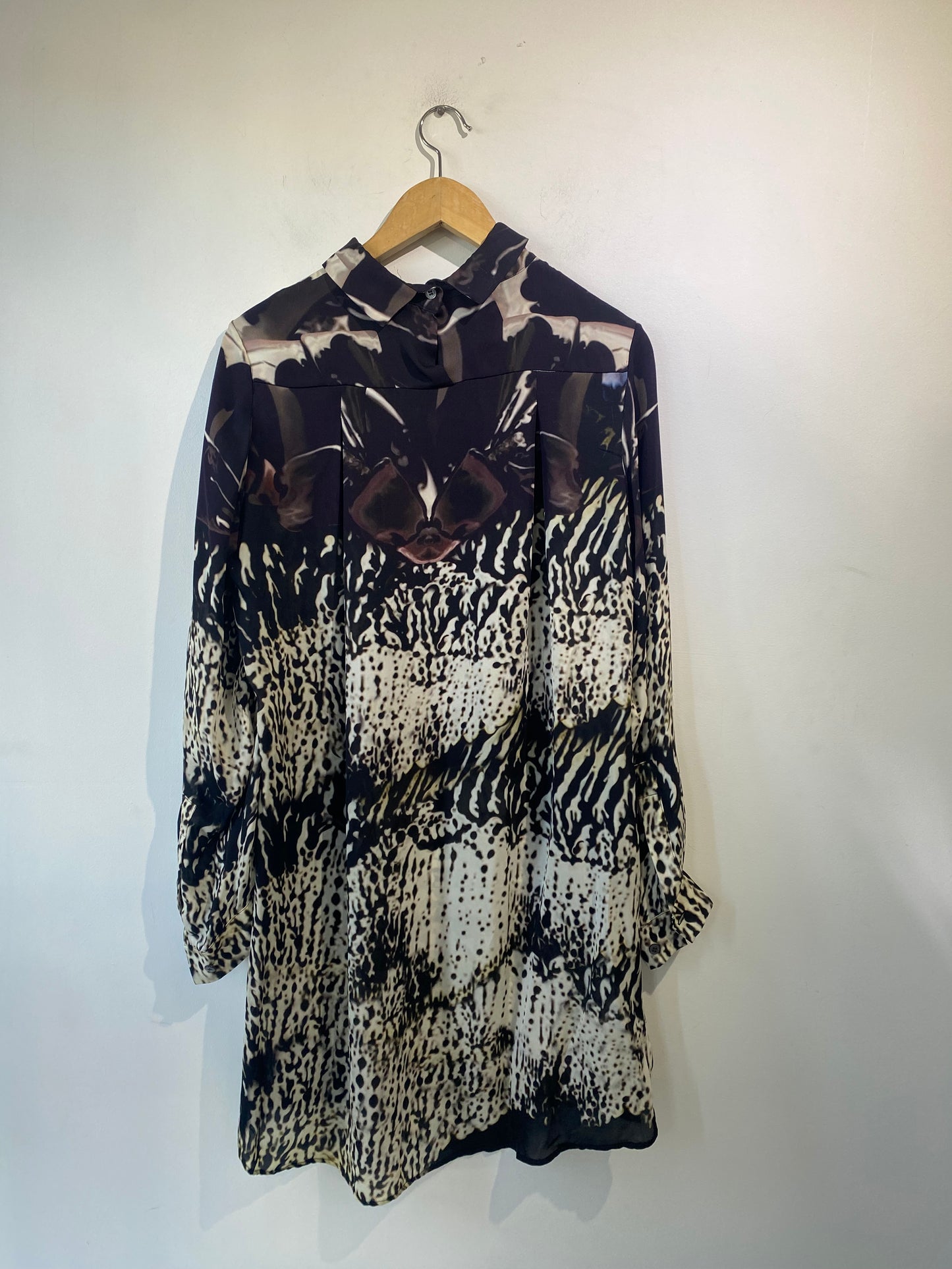 Mary Katrantzou Sheer Black Orchid Dress - The Curatorial Dept.