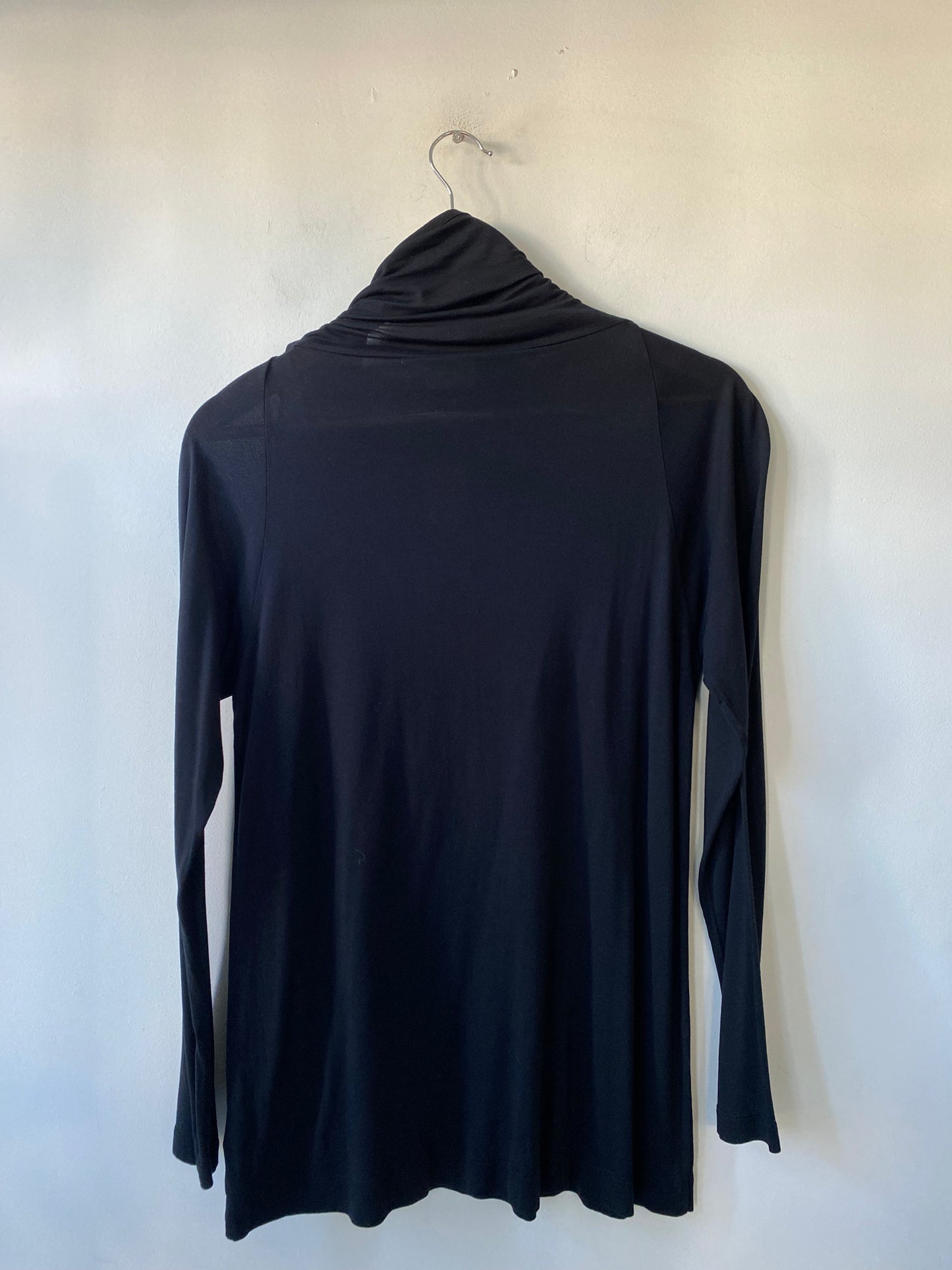 Dries Van Noten Black Turtleneck with Tie - The Curatorial Dept.