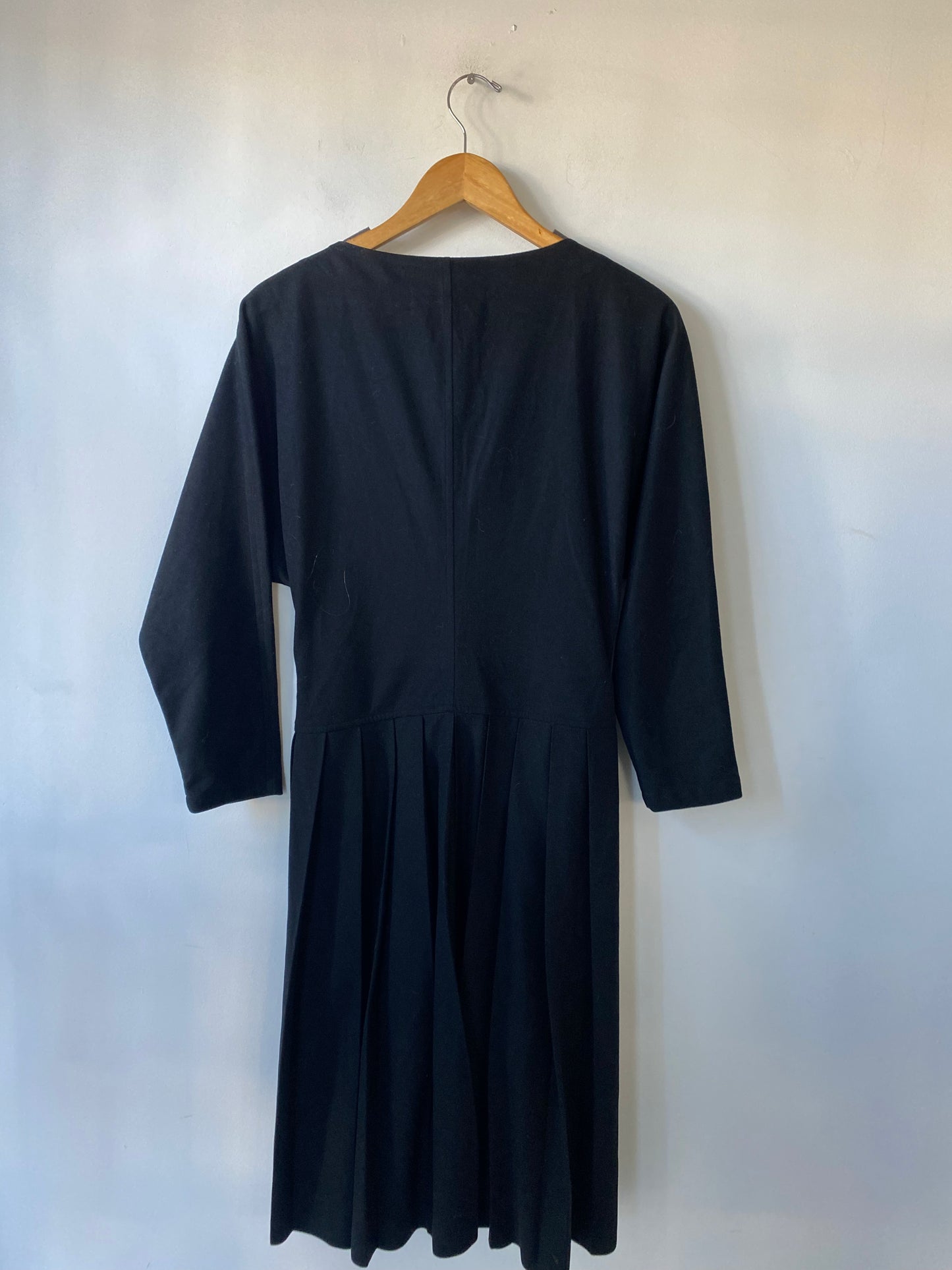 Vintage Comme des Garcons Black Pleated Dress - The Curatorial Dept.