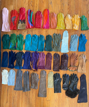 Vintage Tan Kid Leather Gloves