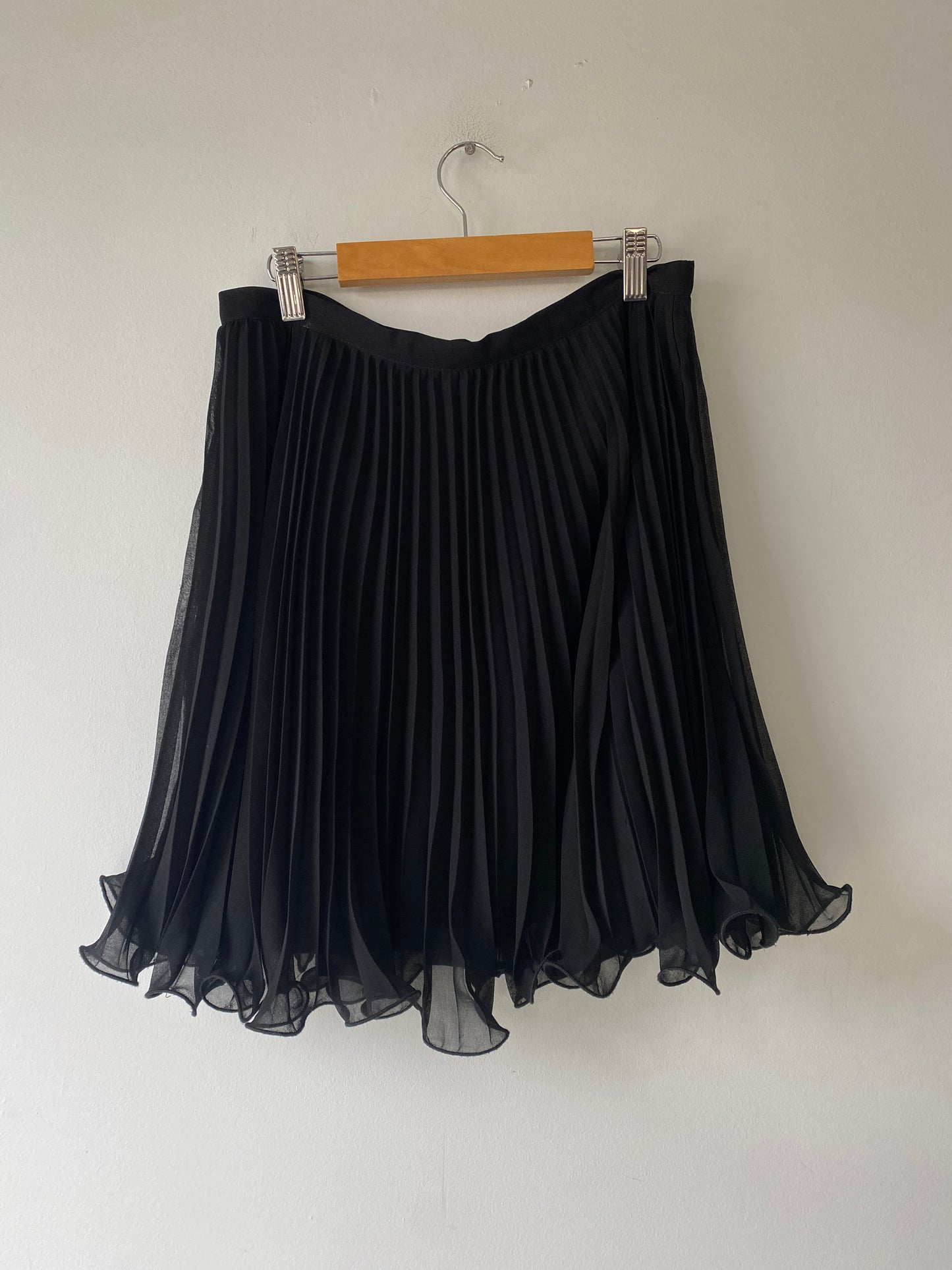 Vintage Alberto Makali Black Frilled Miniskirt - The Curatorial Dept.