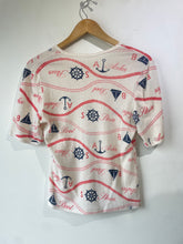 Vintage Nautical Terrycloth T-Shirt