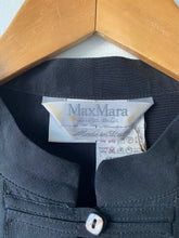 Vintage Max Mara Black Silk Blouse