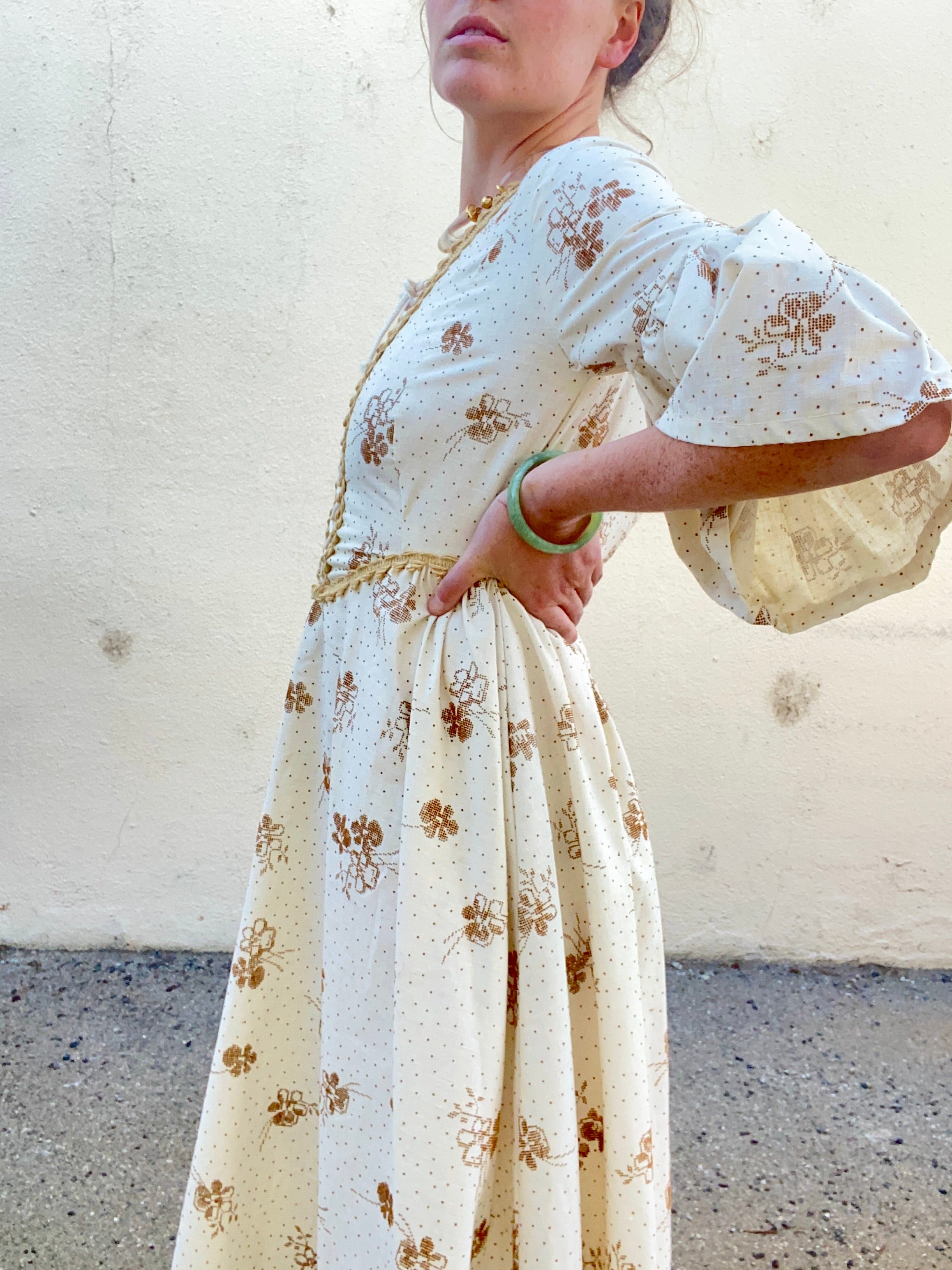 Vintage Gunne Sax Black Label Floral Dress – The Curatorial Dept.