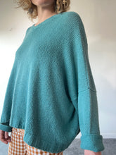 Vintage Shirin Guild Aqua Blue Sweater