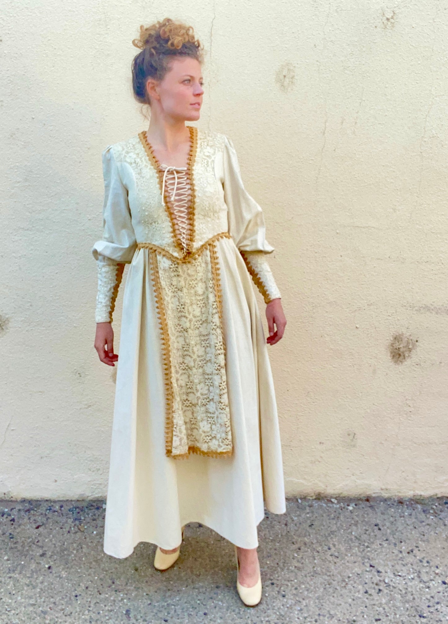 Vintage Gunne Sax Lace Detailed Dress Vintage Gunne Sax Lace Detailed Dress