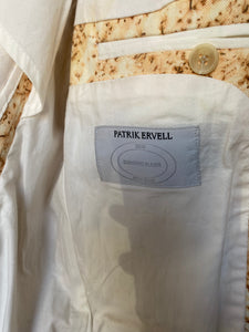 Patrik Ervell Beige Patterned Shorts Suit