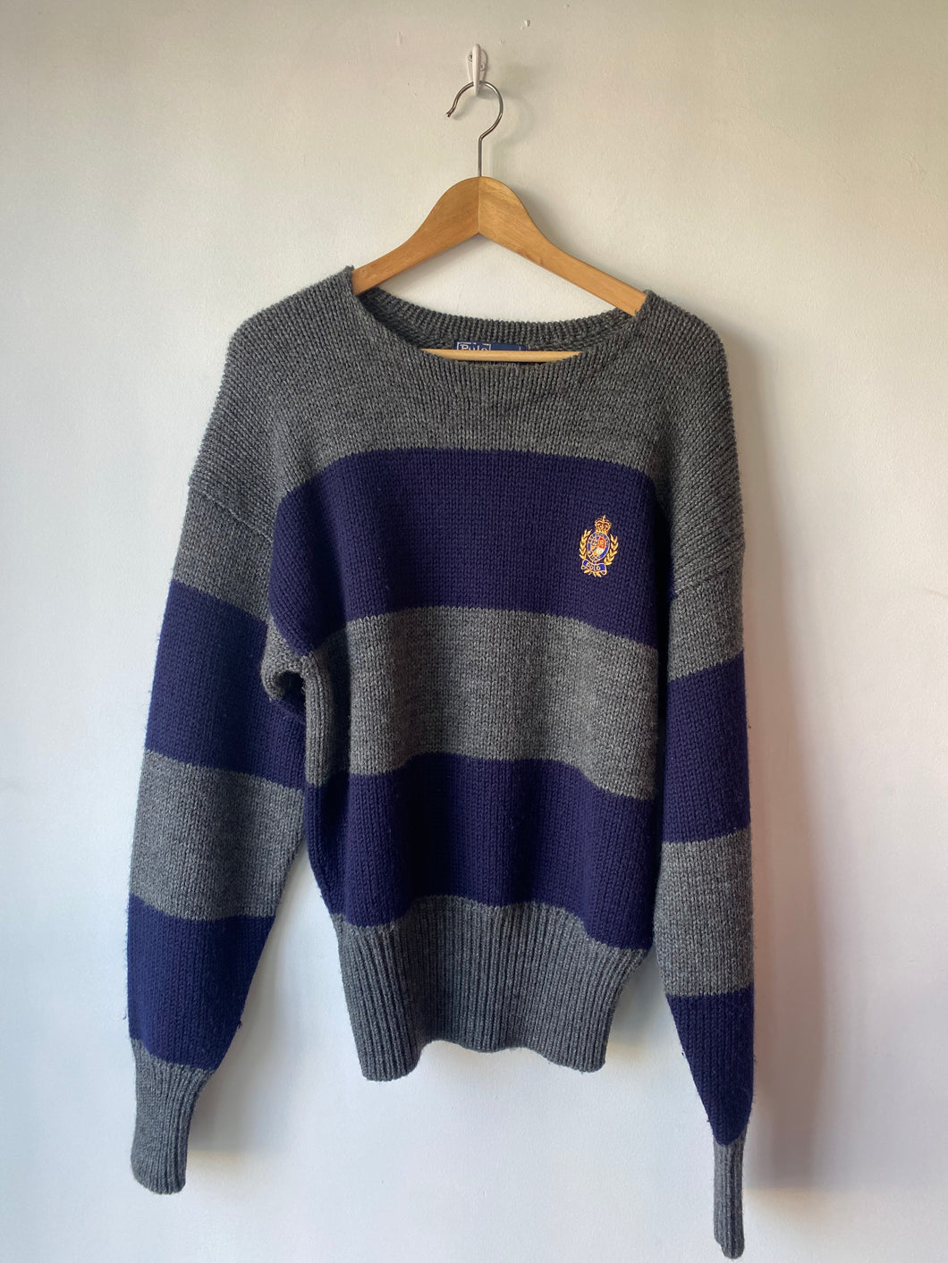 Vintage Ralph Lauren Polo Striped Knit Sweater