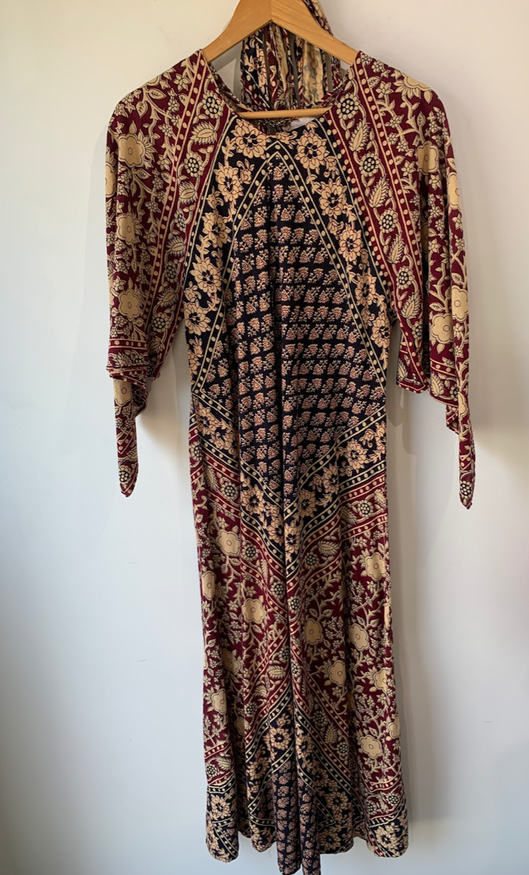 Mahranee Indian Block Print Dress - The Curatorial Dept.