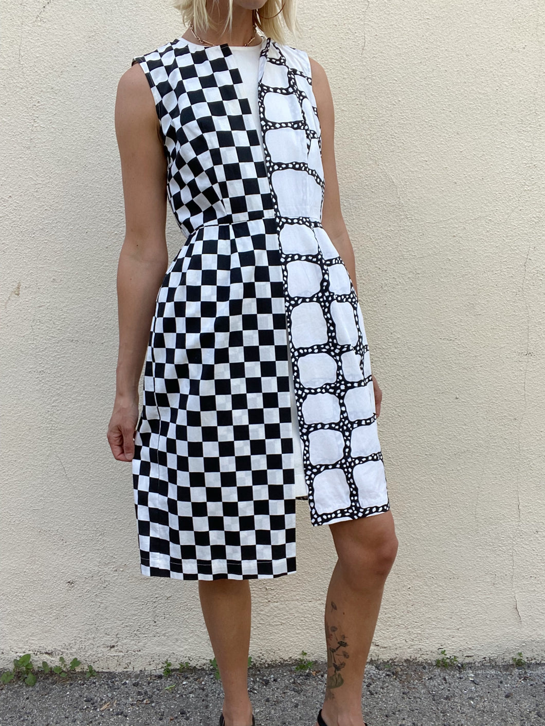 Comme des Garcons Checkered Dress - The Curatorial Dept.