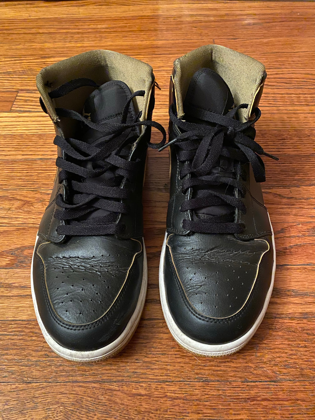 Men’s Black Leather Air Jordans - The Curatorial Dept.