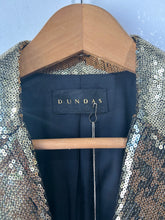 Dundas Gold Sequin Blazer