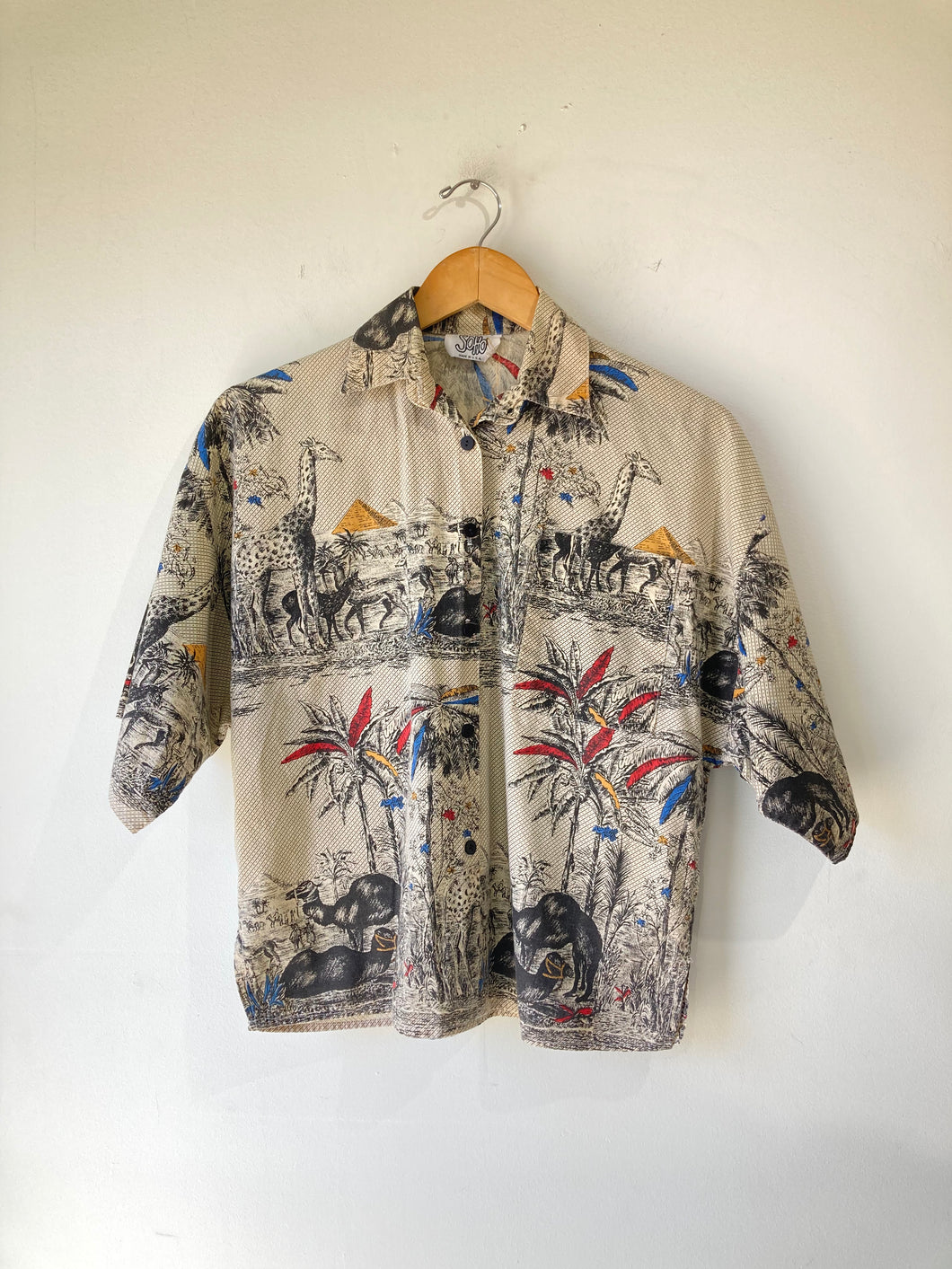 Vintage SOHO Giraffe Shirt - The Curatorial Dept.