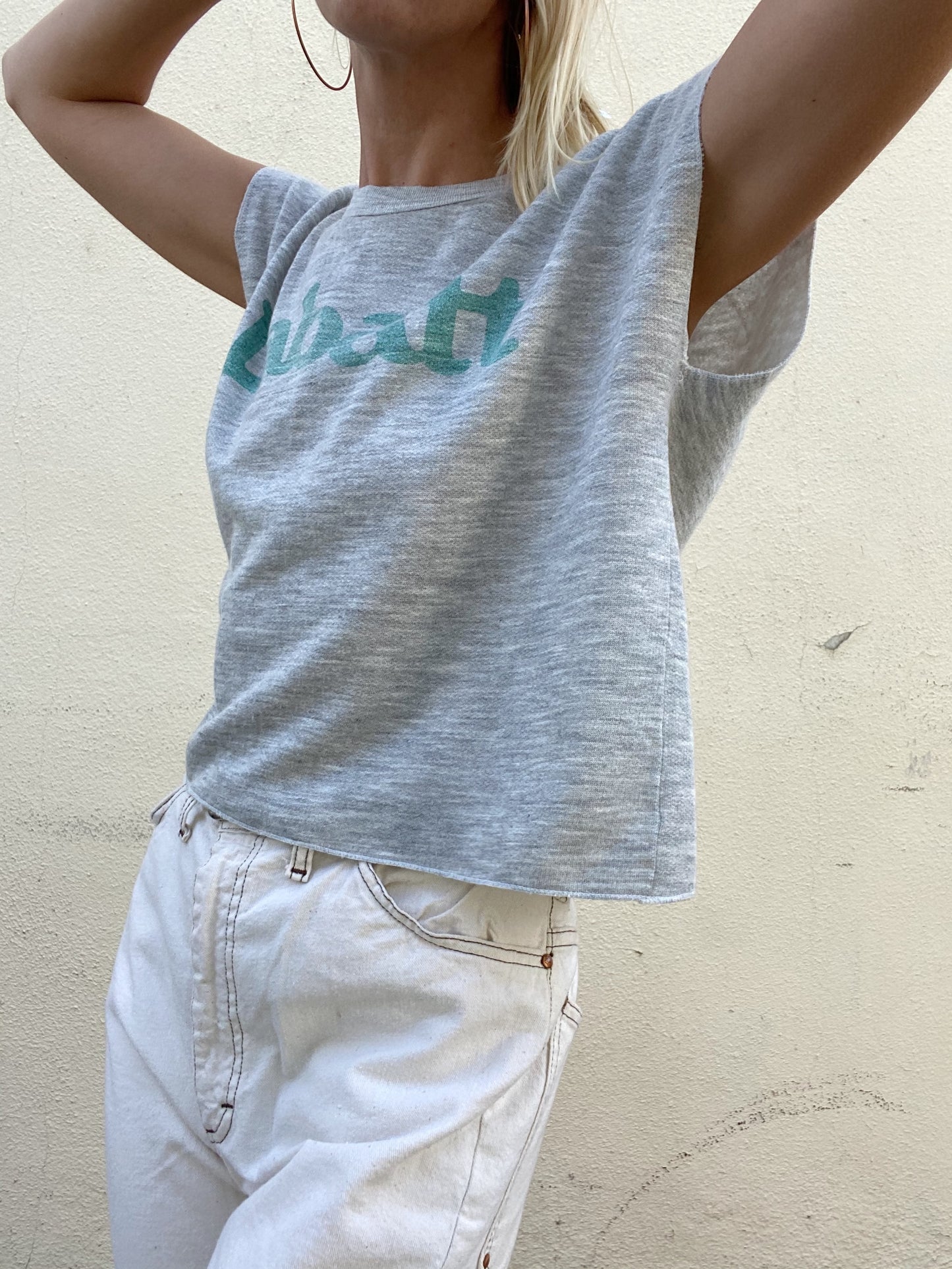 Vintage Labatt Beer Short Sleeve Sweatshirt - The Curatorial Dept.