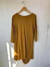 Raquel Allegra Mustard Brown Cotton Dress - The Curatorial Dept.