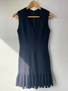 Alaia Black Fit and Flare Dress - The Curatorial Dept.