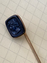 Antique Woman's Face in Intaglio Stick Pin - The Curatorial Dept.