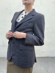 Vintage YSL Yves Saint Laurent Striped Jacket - The Curatorial Dept.