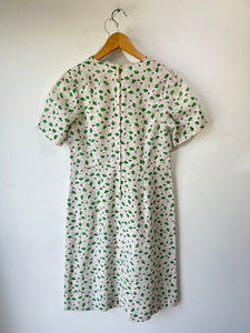 Vintage Clover Pattern Dress
