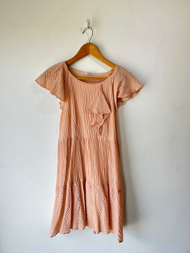 Miu Miu Peach Ruffle Dress