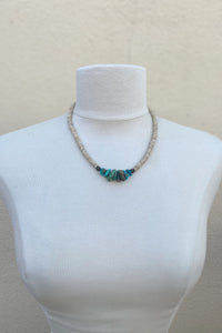 Vintage Turquoise Heishi Bead Necklace - The Curatorial Dept.