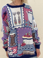 Vintage Signatures Novelty Knit Sweater - The Curatorial Dept.