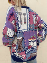 Vintage Signatures Novelty Knit Sweater - The Curatorial Dept.