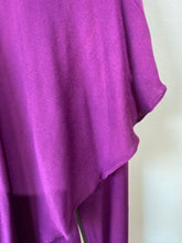 Vintage Holly Harp Purple Tiered Dress - The Curatorial Dept.