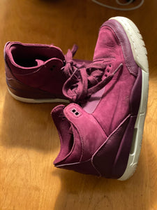 Women’s Air Jordans in Purple Suede - The Curatorial Dept.