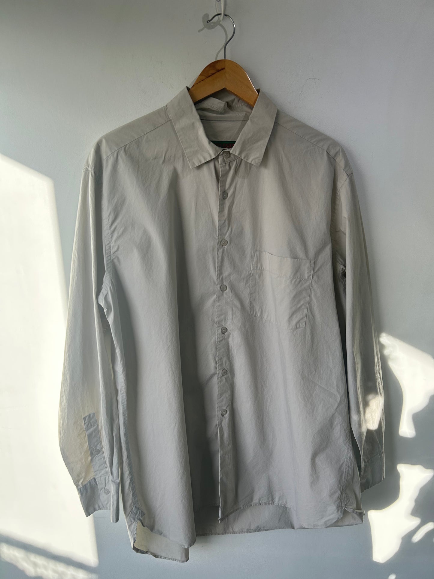 Casey Casey France Grey Collared Shirt - The Curatorial Dept.