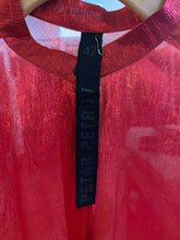 Petar Petrov Red Metallic Shirt - The Curatorial Dept.