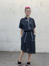 Colovos Asymmetrical Checkered Dress - The Curatorial Dept.