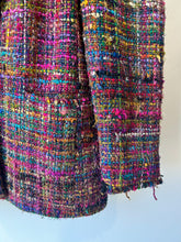 Vintage E. Rothenberg U.S.A. Hand Woven Multicolored Silk Jacket