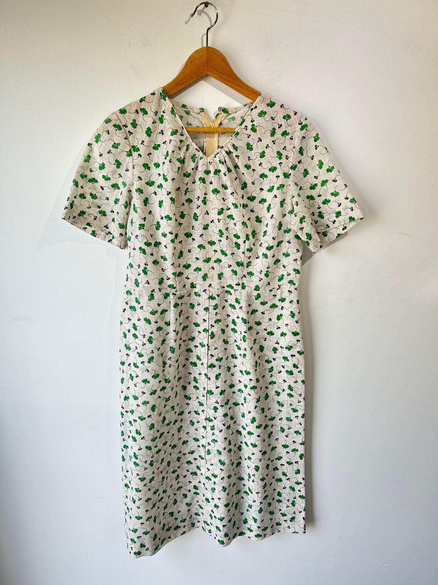 Vintage Clover Pattern Dress - The Curatorial Dept.