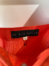 Shirin Guild Blood Orange Linen Wrap Dress - The Curatorial Dept.